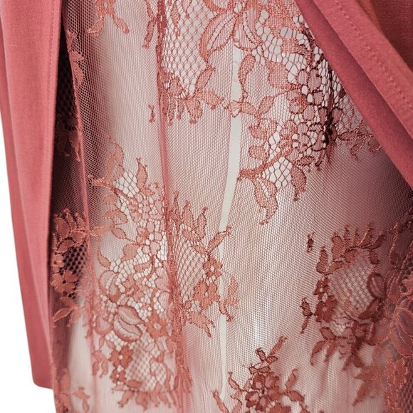 Intimissimi Womens Split Back Lace Long Sleeve Stretch Top, Gems, Size Small - Picture 6 of 9